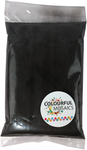 Bunter Fugenmrtel Mosaikfuge 250 gr Schwarz