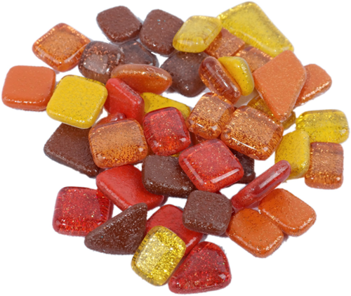 Soft Glas Polygonal Glitter Mix Indian Summer 100 gr