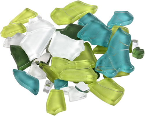 Crash Glas Mix Groen 100 gr