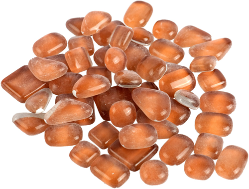 Soft Glas Polygonal Helder Bruin 100 gr