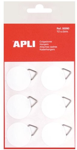 Apli Rahmenaufhänger Weiß 12 Stück