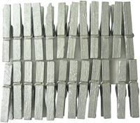 WOOD PEG 24PCS/BAG, SILVER 25MM-2