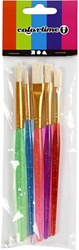 CC Colortime Kinderpinsel-Set 5-teilig, rund und flach