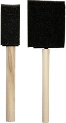 CC Foam Brushes, L: 15,5-16 cm, W: 25+50 mm, 2 pc/ 1 pack