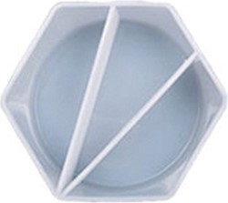 Mixbecher mit 3 Fächern, 10 cm x 5 cm