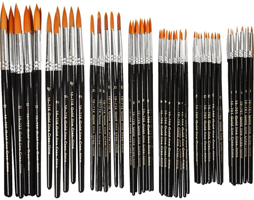 CC Gold Line Penselen Rond Assortiment