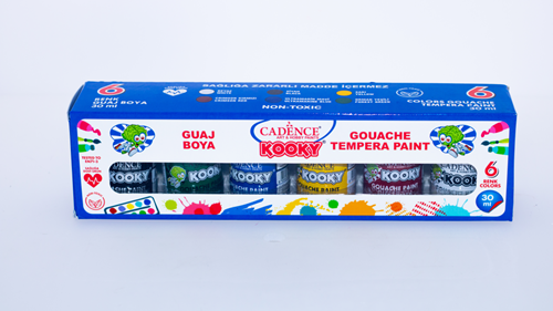 Cadence Kooky Gouache Tempera Verf Set 6x30ml
