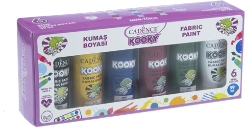 Cadence Kooky Textielverf Set 6x59 ml
