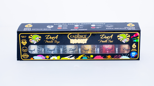 Cadence Kooky Dora Metallic Verf Set 6x30 ml