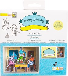 Fridolin Matchbox Craft Set 6.6x2.8x5.2 cm Birthday