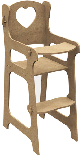 Gomille MDF Eetstoel 57x23x30 cm