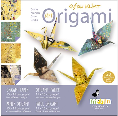 Fridolin Art Origami Set 15x15 cm 20 vel Gustav Klimt