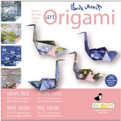 Fridolin Art Origami Set 15x15 cm 20 vel Claude Monet