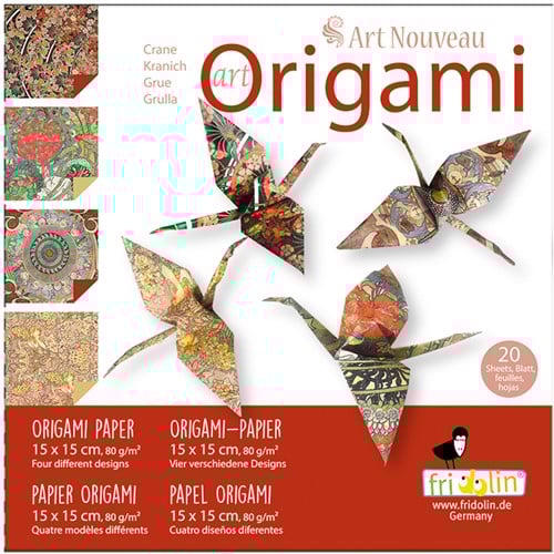 Fridolin Art Origami Set 15x15 cm 20 vel Art Nouveau