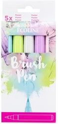 Talens Ecoline Pinselstift-Set Pastell 5-teilig