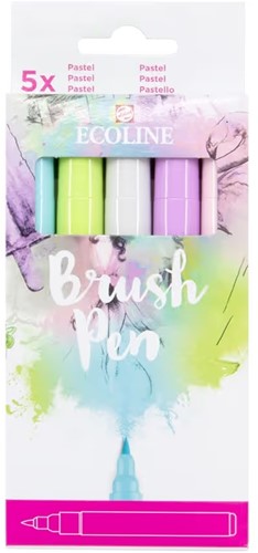 Talens Ecoline Pinselstift-Set Pastell 5-teilig