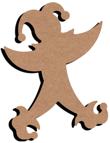 Gomille MDF Figure Jester 15 cm