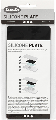 CC Siliconen Plaat A7 15,5x7,3 cm dikte 1 mm-2
