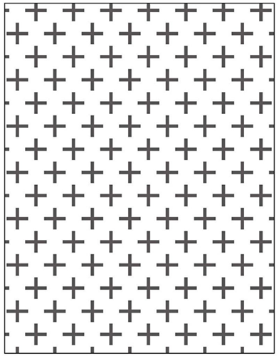 CC Kruizen Embossing folder
