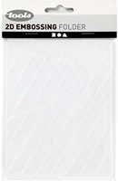 CC Embossing Folder, rhombus, size 11x14 cm, thickness 2 mm, 1 pc-2