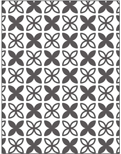 CC Embossing Flyer Leafs 11x14 cm