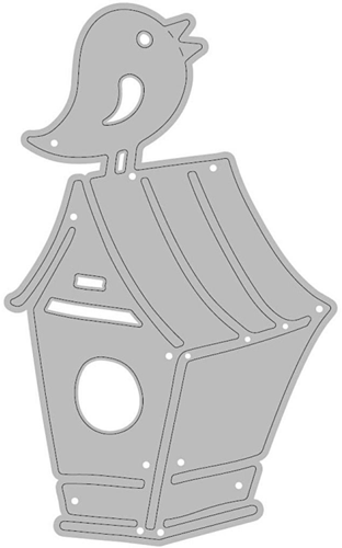 CC Snijmal Vogelhuis 5,1x8,2 cm