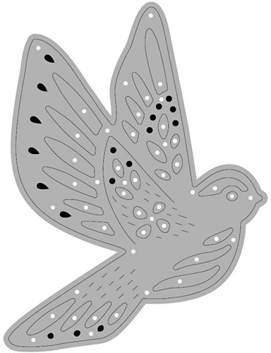 CC Snijmal Vogel 5,1x6,8 cm