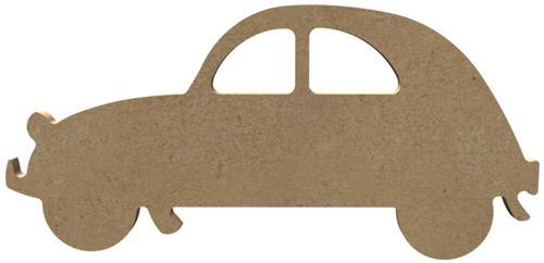 MDF Figuur 2CV Lelijke Eend 15 cm