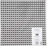 Vivi Gade Scrapbooking-Papier, doppelseitig, Pariser Blockmuster, 30,5 x 30,5 cm, 5 Blatt
