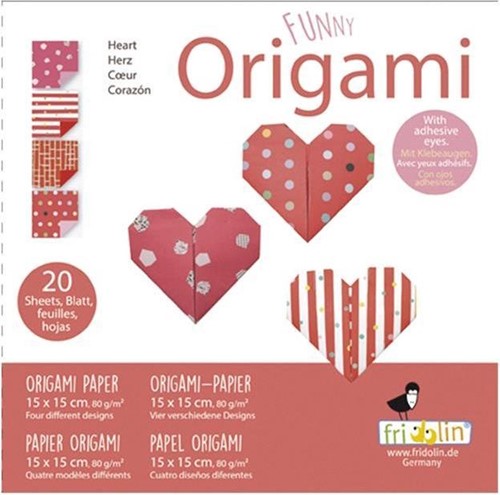 Fridolin Funny Origami 15x15 cm 20 vel Herten