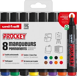 Uni-ball Prockey Permanent Marker Set Bullet 5.7 mm 8 pieces