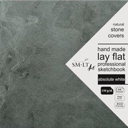 SMLT Lay Flat Skizzenbuch 19,5 x 19,5 cm, 150 g, 64 Blatt