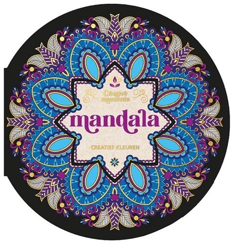 De Lantaarn Kleurboek Mandala L: 24 x B: 24 x D: 1,9 cm