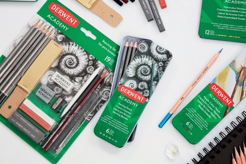 Derwent - Academy Sketching Tin of 6 Pencils-2