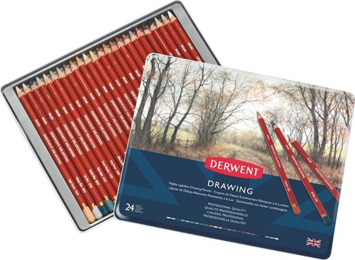 Derwent Set Luxe Potloden 24 Stuk