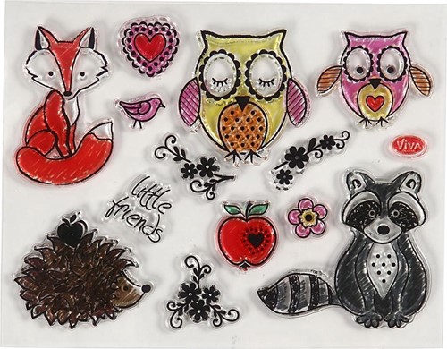 Viva Decor Silikonstempel „Little Friends“-2
