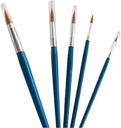 Synthetische Penselen Set Rond 6 maten