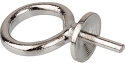 Hobby & Crafting Fun Cap met Ring 7 mm Platinum