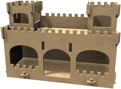 Gomille MDF Fort 34x52x21 cm