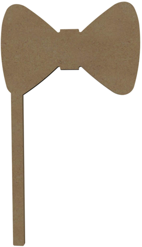 MDF Figuur Brede Vlinderdas 26 cm