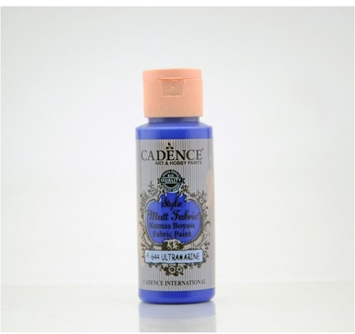 Cadence Style Mat Textielverf 59ml Ultramarine