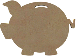 MDF-Figur Sparschwein 15 cm