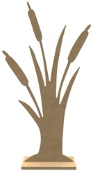 MDF-Figur Schilfpflanze 58 cm