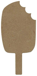 MDF-Figur Eiscreme 10 cm
