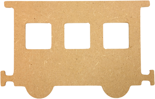 MDF Figuur Wagon 15 cm