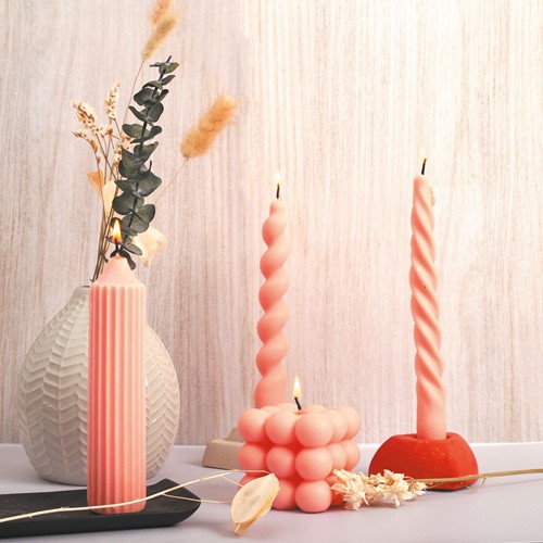 GC Siliconen Kaarsen Mal Twister 17 cm-3