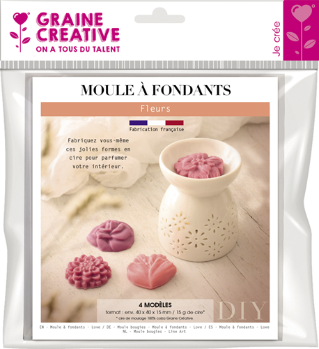 FLOWERS WAX MELT MOULD