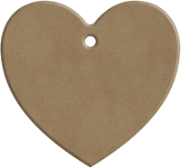 Gomille MDF Figure 7x6 cm Heart