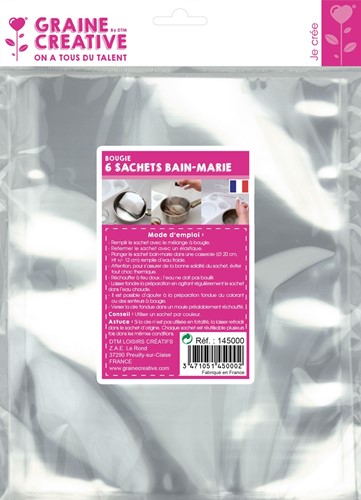 GC Transparante Au Bain-Marie Zakjes 6 stuks