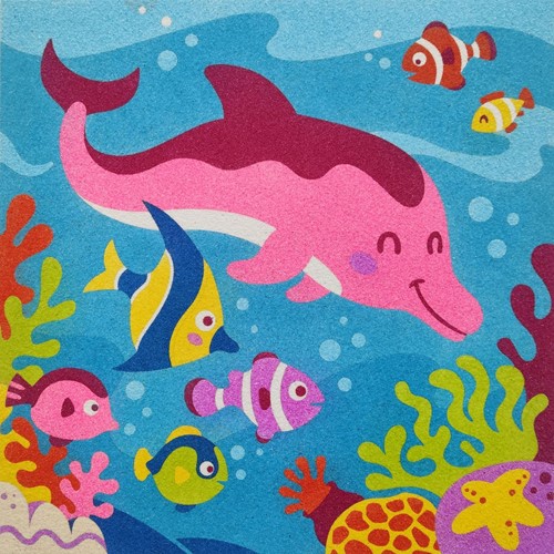 GC Zandschilderen Set Zee Zoektocht 30x30 cm-3